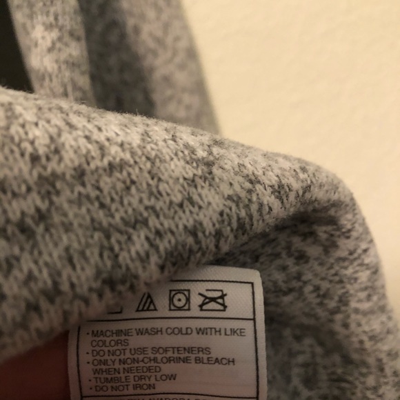 Nike ACG Hoodie Sweatshirt Fleece Grey Sherpa Hood Small S - Picture 5 of 5